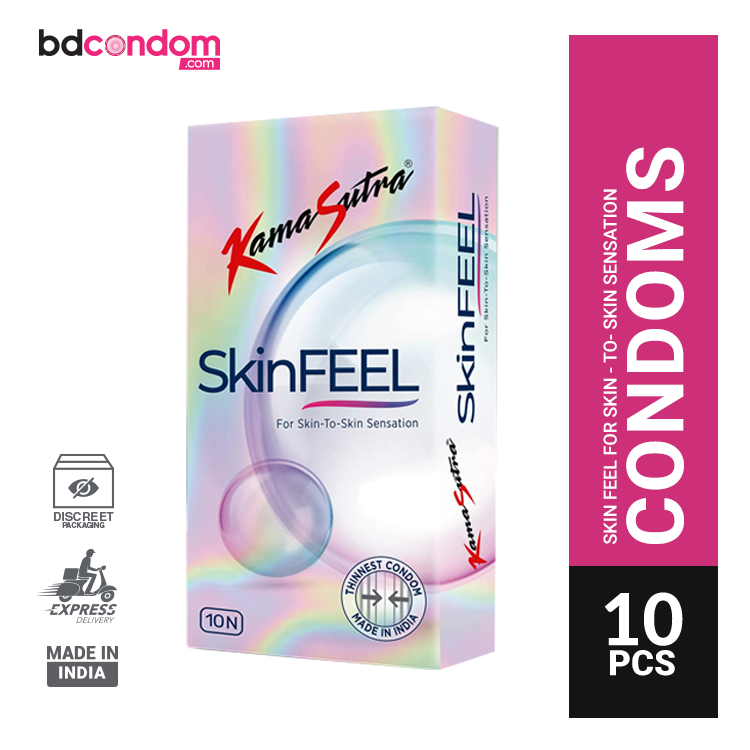 KamaSutra Skin FEEL Thinnest Condoms - 10pcs Pack(India)
