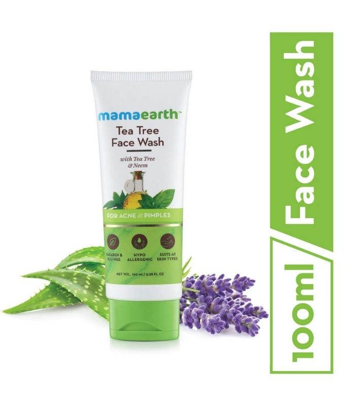 Mamaearth Tea Natural for Acne & Pimples Wash 100 ml