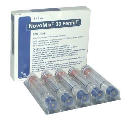 NovoMix 30 Penfill injection 3 ML