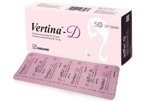 Vertina D Tablet 10 mg+10 mg (10Pcs)