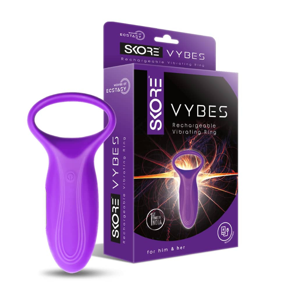 Skore Vybes - Rechargeable Vibrating Ring For Him & Her - Men & Women