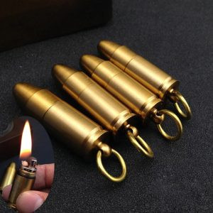 Bullet Key Ring Lighter [Gold]