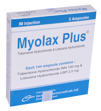 Myolax Plus Injection (100 mg+2.5 mg)/ml 5pic