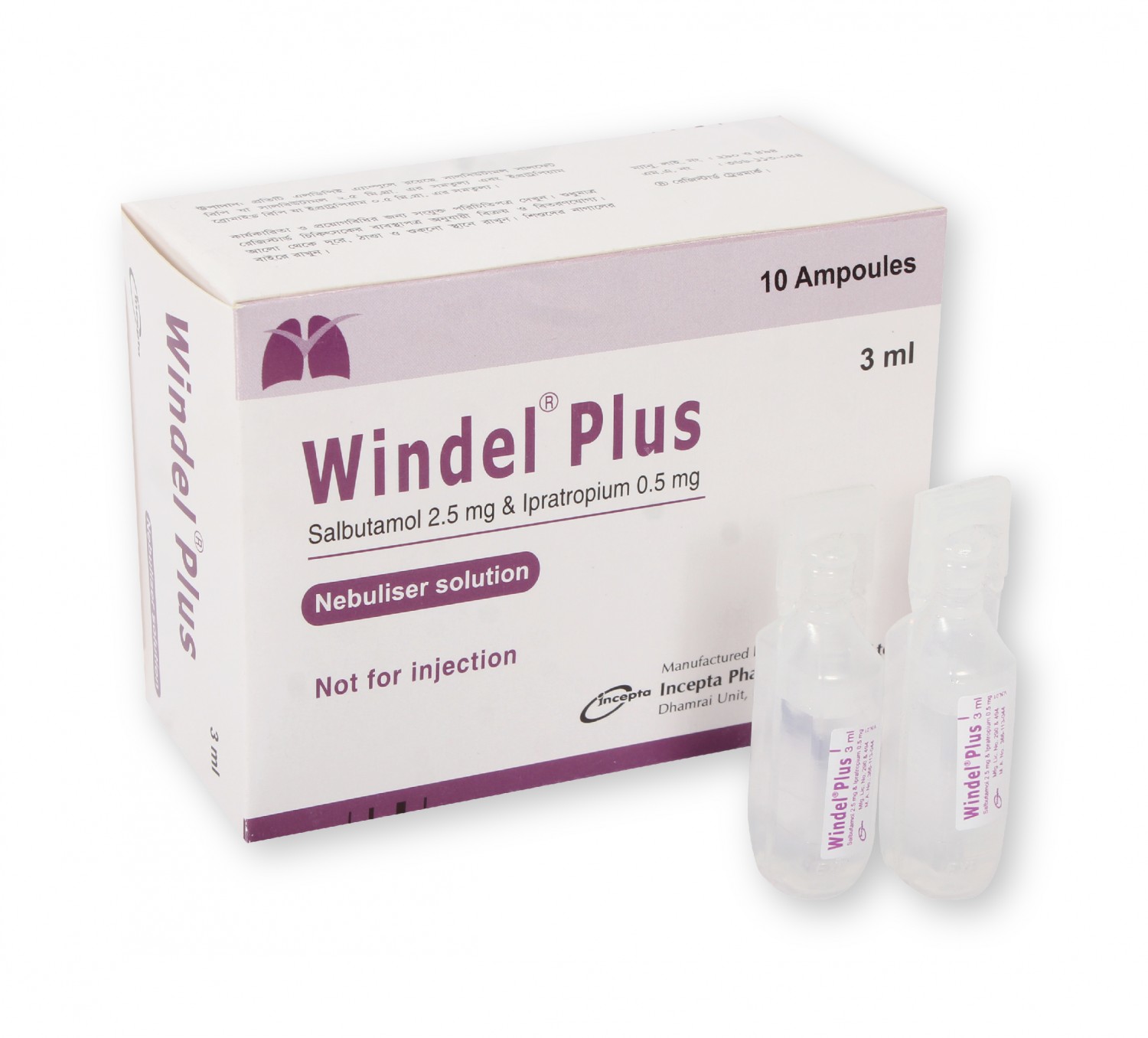 Windel Plus Solution for Inhalation – 10’s pack