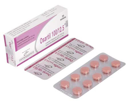 Osartil Tablet 100 mg+12.5 mg (10Pcs)