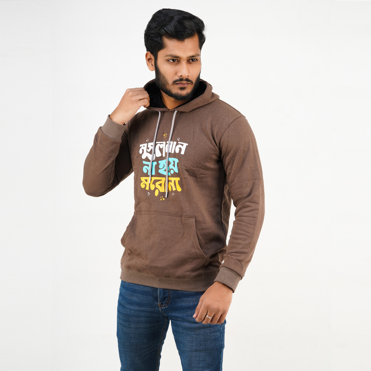 Men's winter hoodie-Muslim Theme Product Code: 3030