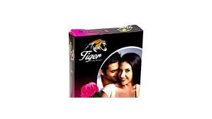 Tiger Dotted Condom Rose Flavor