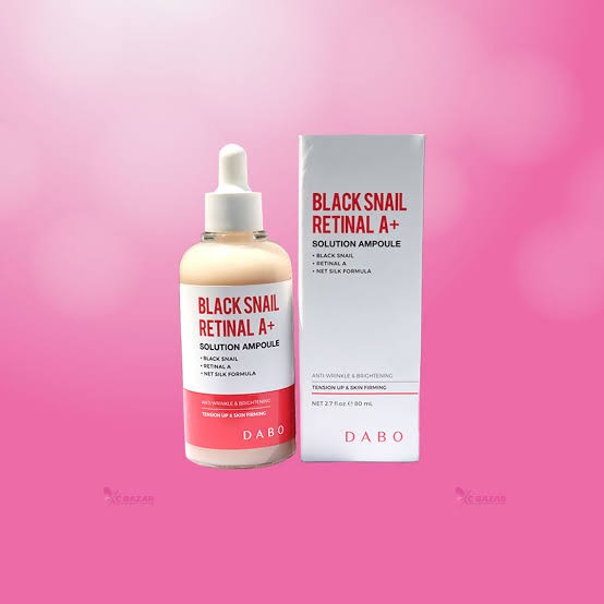 Dabo Black Snail Retinal a+ Solution Ampoule 80 ml