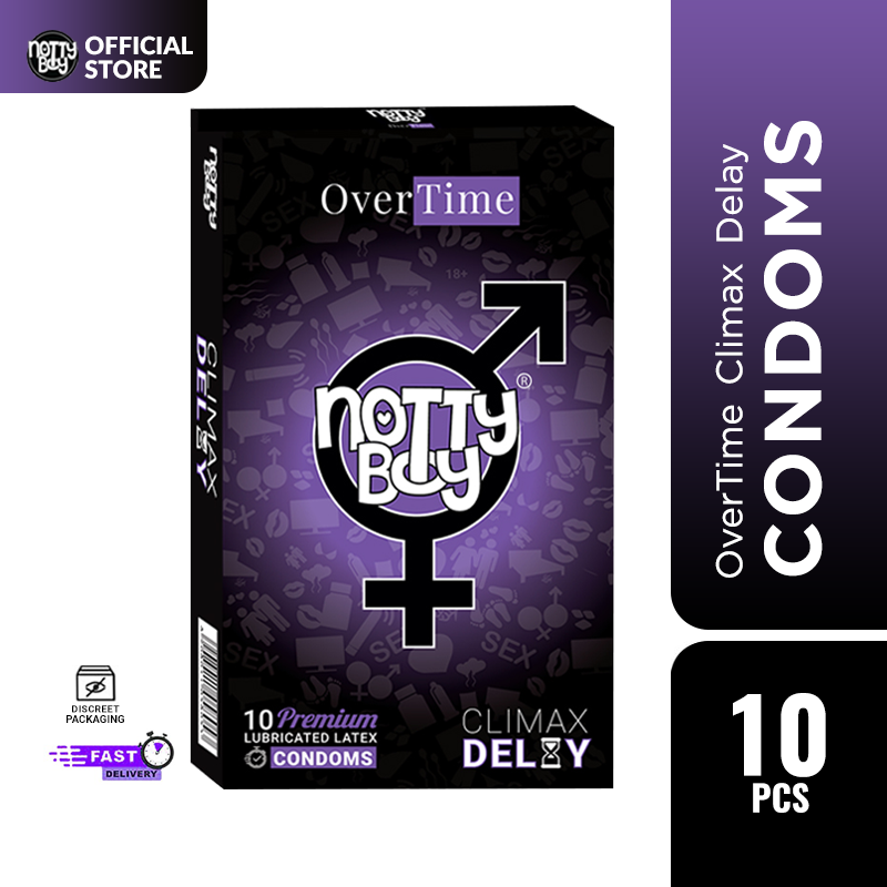 NottyBoy OverTime Climax Delay Condoms 10's Pack