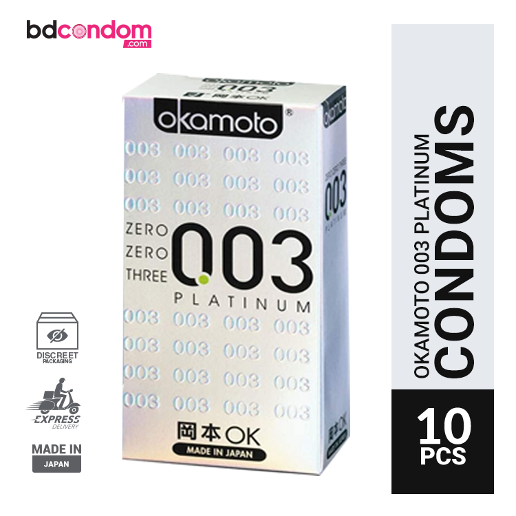 Okamoto 003 Condom Male Ultra-Thin Condom Platinum