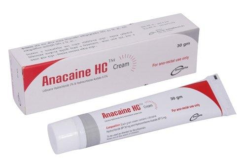 Anacaine HC Cream – 30 gm