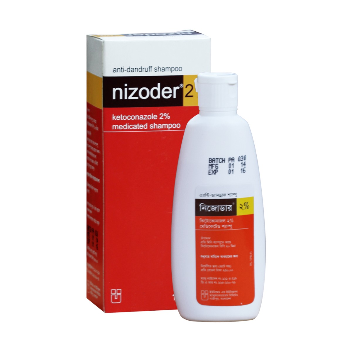 Nizoder Shampoo 2%( 120 ml )