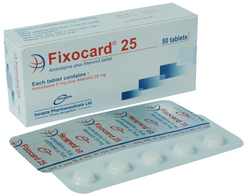 Fixocard Tablet 5 mg+25 mg (10Pcs)
