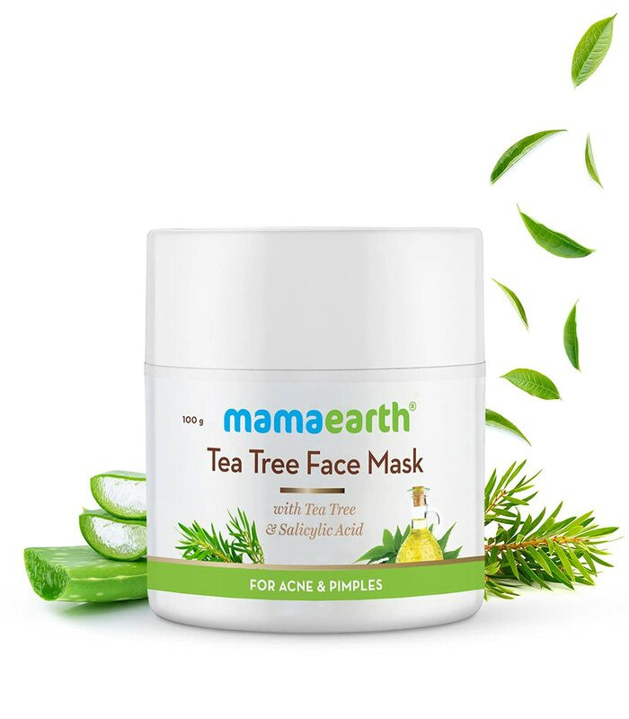 Mamaearth Tea Tree Face Mask for Acne, with Tea Tree & Salicylic Acid for Acne & Pimples-100g