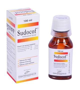 Sudocof Syrup (10 mg+30 mg+1.25 mg 5 ml)