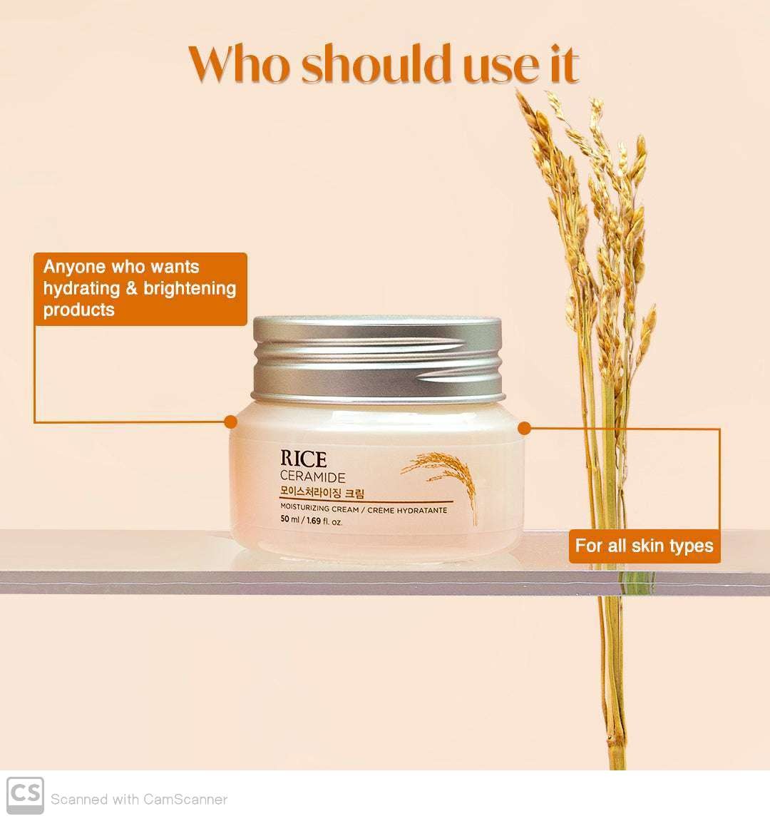 The Face Shop Rice Ceramide Moisture Cream