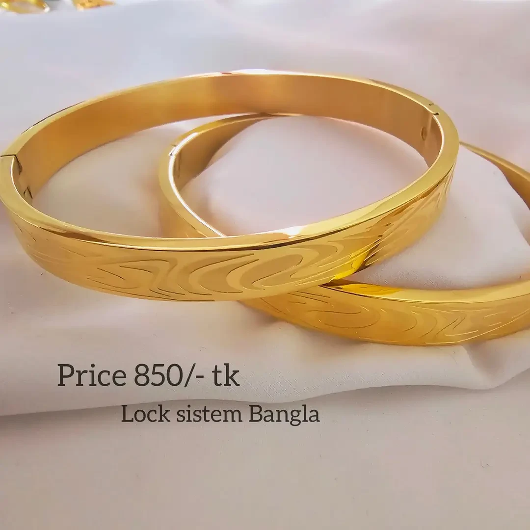 24K Gold Plated Bracelet Bangles for Women's Bride Sand Gold 12M Boutique Buckle Face Thickened Gold Bracelet Jewelry Gifts 2pic