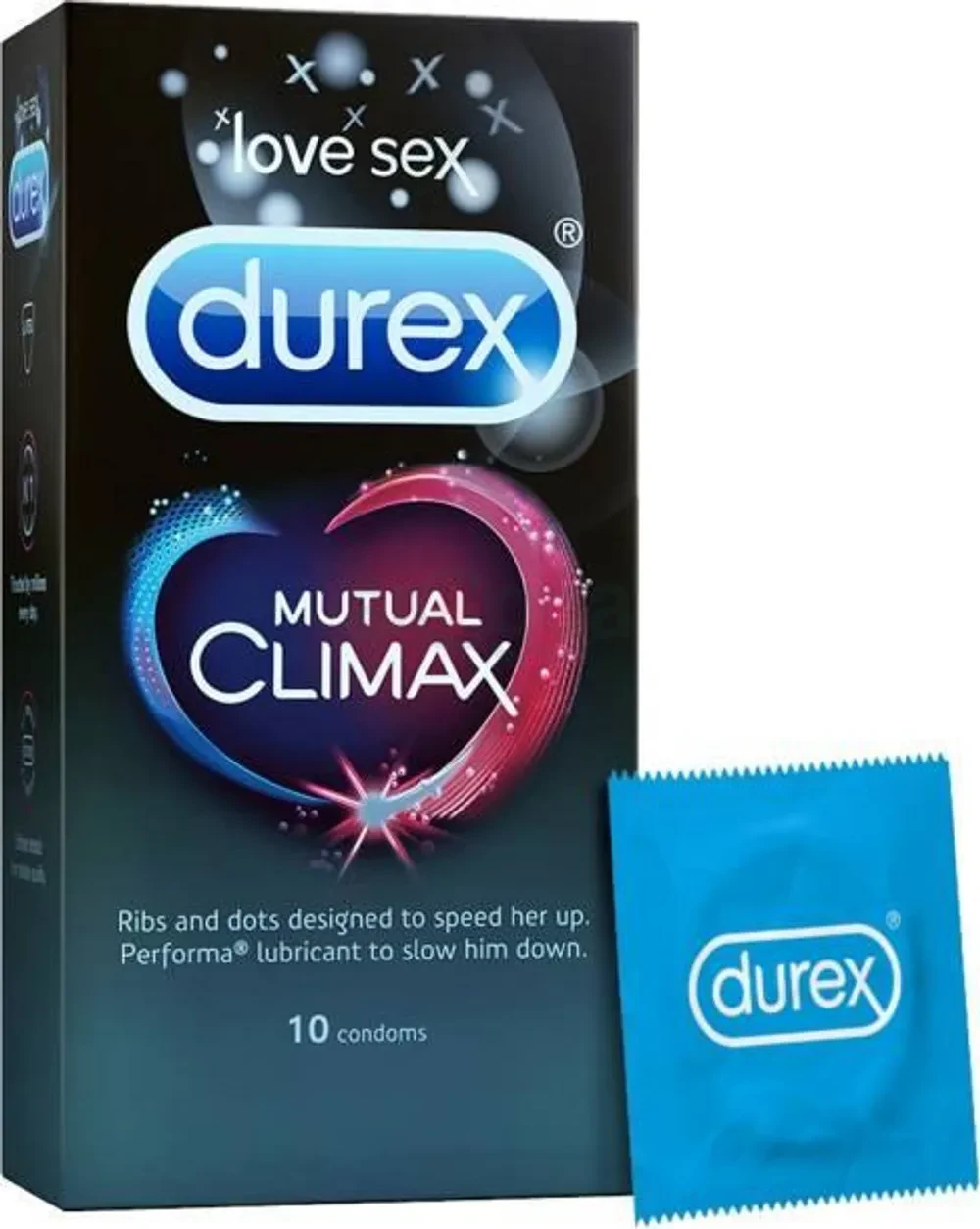 Durex Mutual Climax Condoms 10's Pack