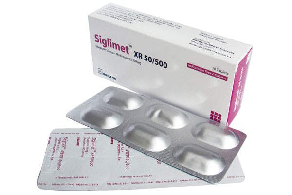 Siglimet XR Tablet 50 mg+500 mg (6pcs)