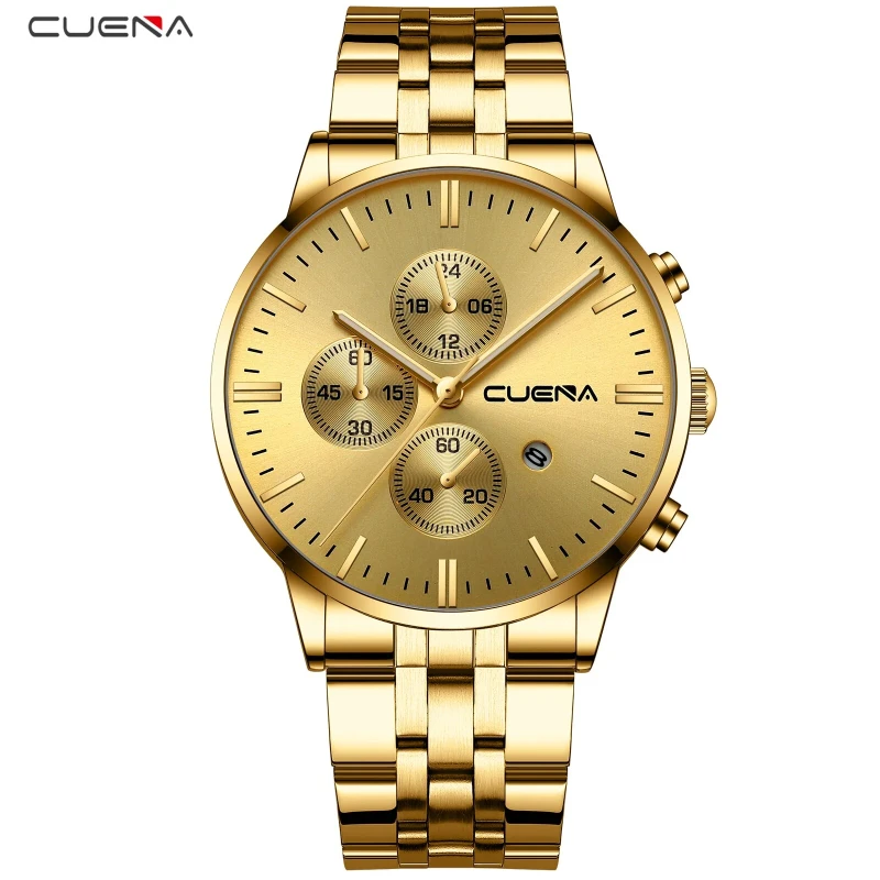 CUENA 6008 Stainless Steel chronogr Product Code: 3446
