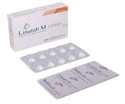 Linatab M Tablet 2.5 mg+500 mg (10Pcs)