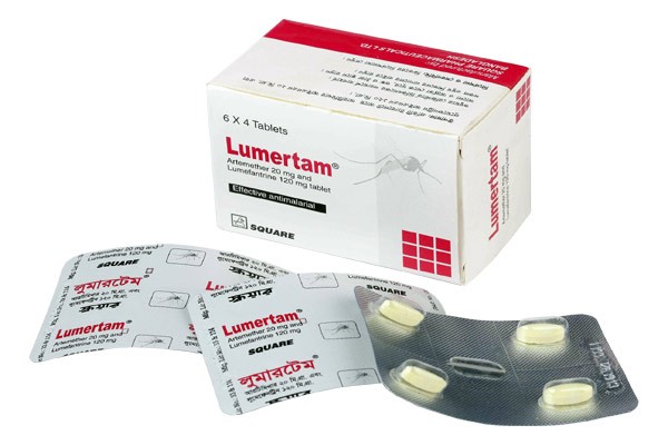 Tablet Lumertam 20 mg+120 mg (24’s pack)