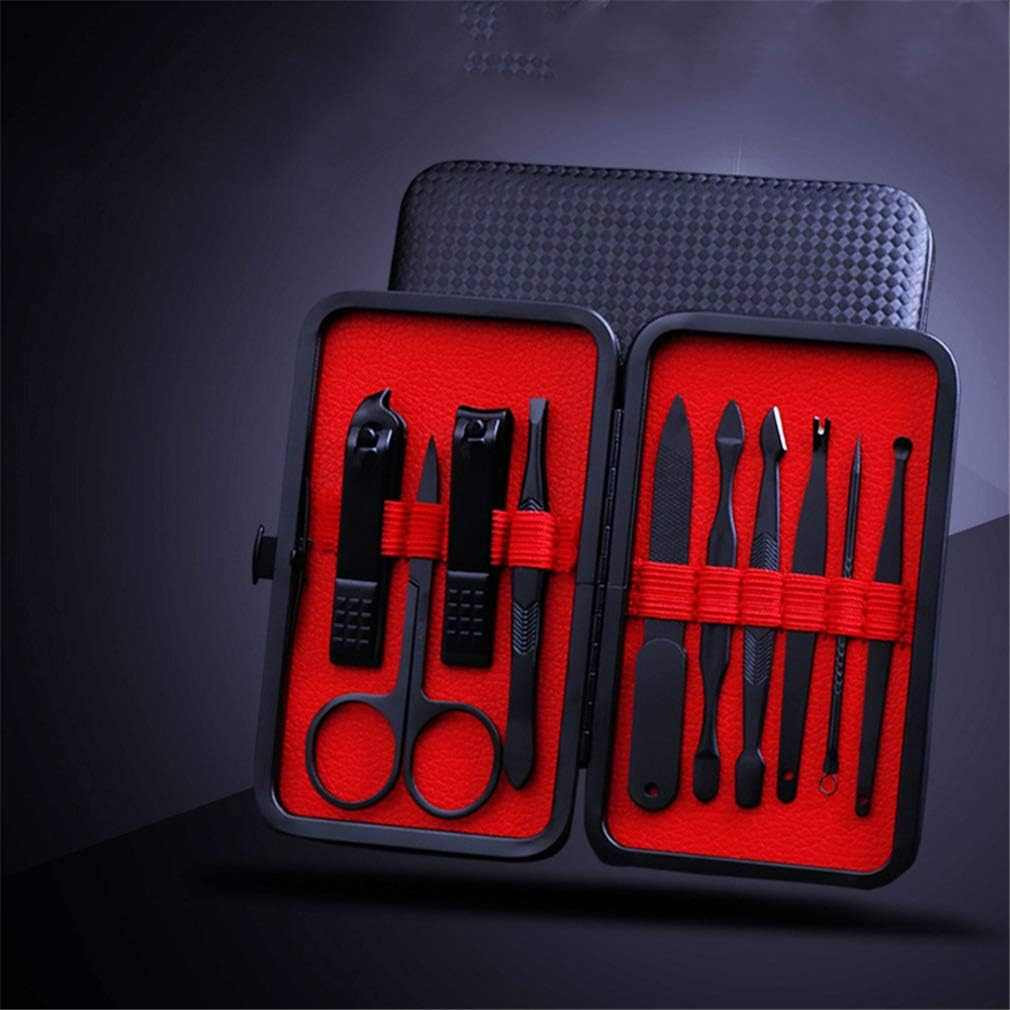 Nail Clippers Box ,Manicure Set, Pedicure Kit, Professional Grooming Kit, Nail Tools With Luxurious Travel Case For Men Women