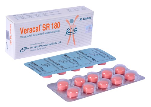 Veracal SR tab 180 mg