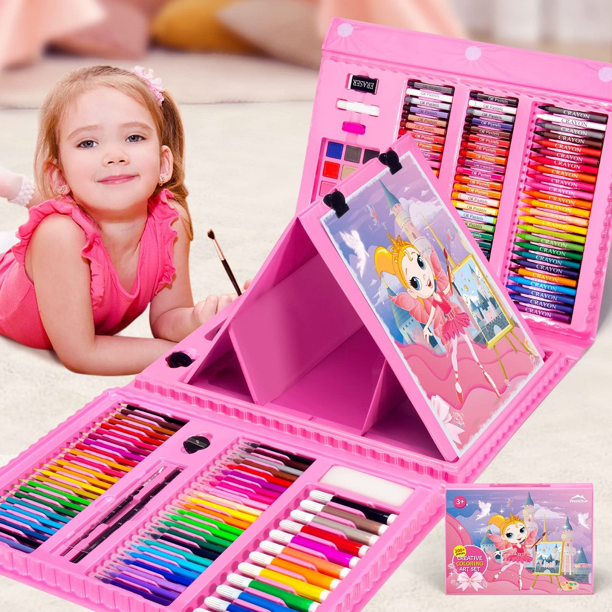 Drawing Art Set Painting For Kids Box Artist -208 Pcs Product Code: 3521