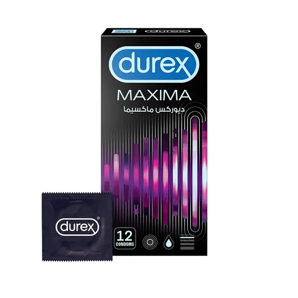 Durex Maxima 52mm With Stimulating Gel Condom - 12Pcs Pack