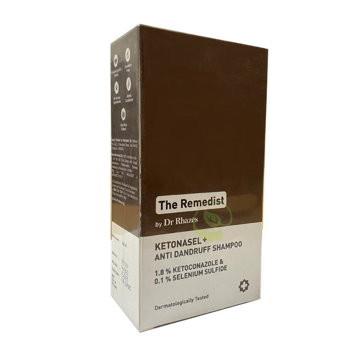The Remedist by Dr Rhazes Ketonasel+Anti Dandruff Shampoo
