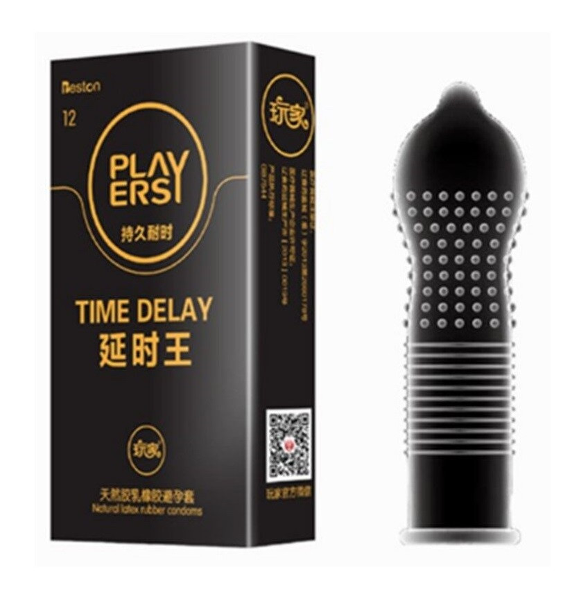 Player Extra Time Delay Big Dotted Condom - 12Pcs Pack