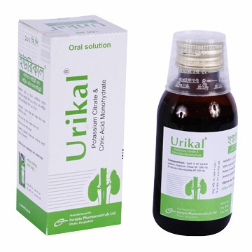 Urikal Oral Solution (1500 mg+250 mg)/5 ml