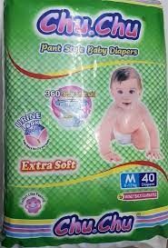 Chu Chu Baby Diaper Pant M 40 pcs