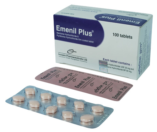 Emenil Plus Tablet 25 mg+50 mg (10Pcs)