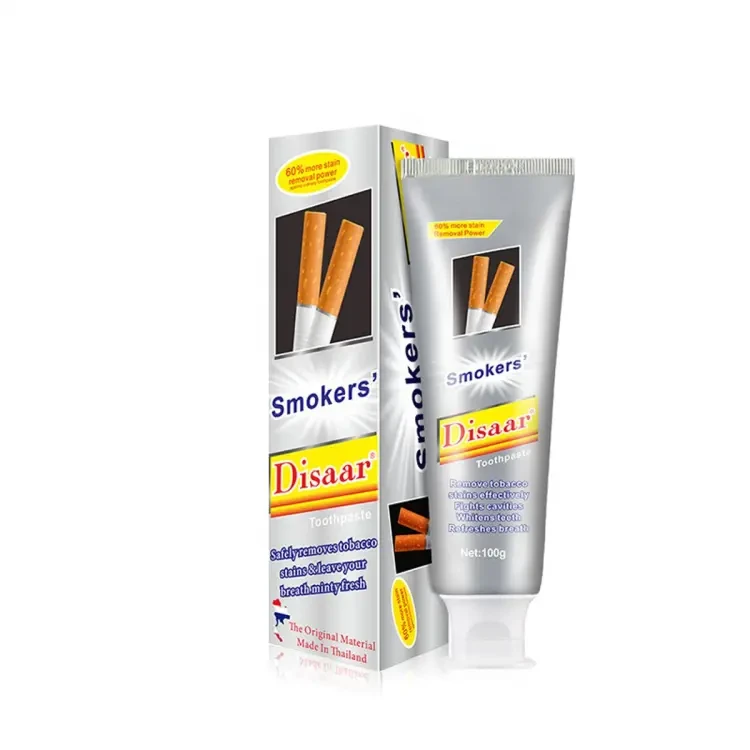 Disaar Stains & Bad Breath Whitening Toothpaste Tube For Smoker'S - 100gm