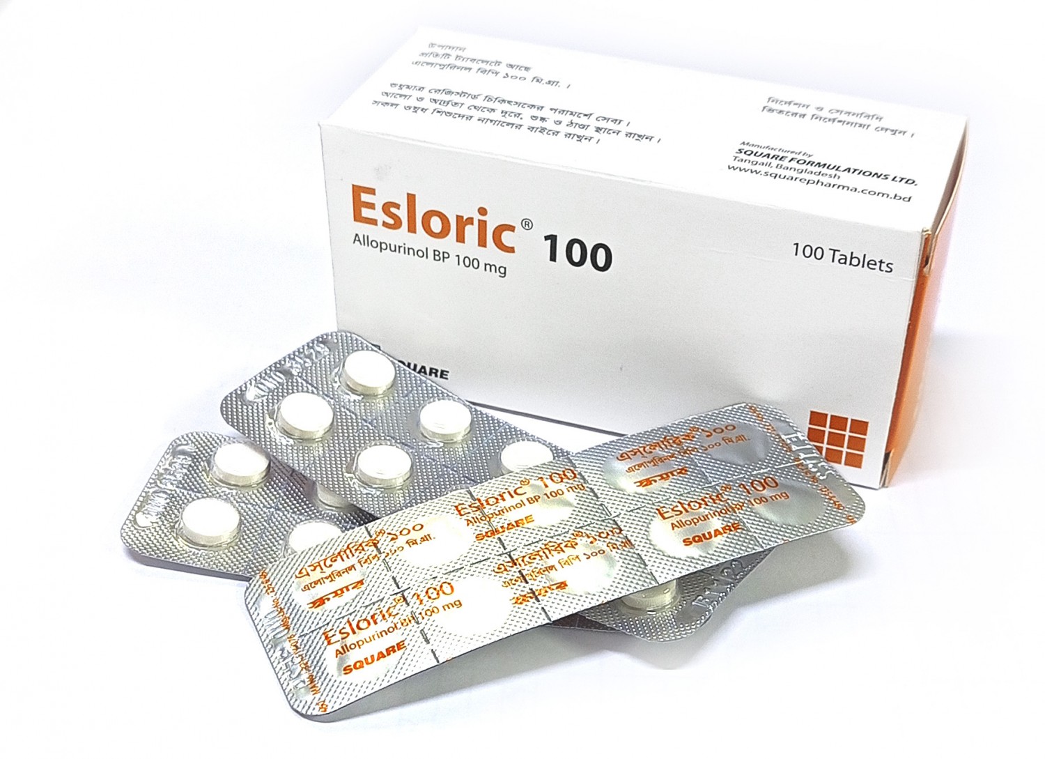 Esloric 100 mg Tablet – 10’s strip