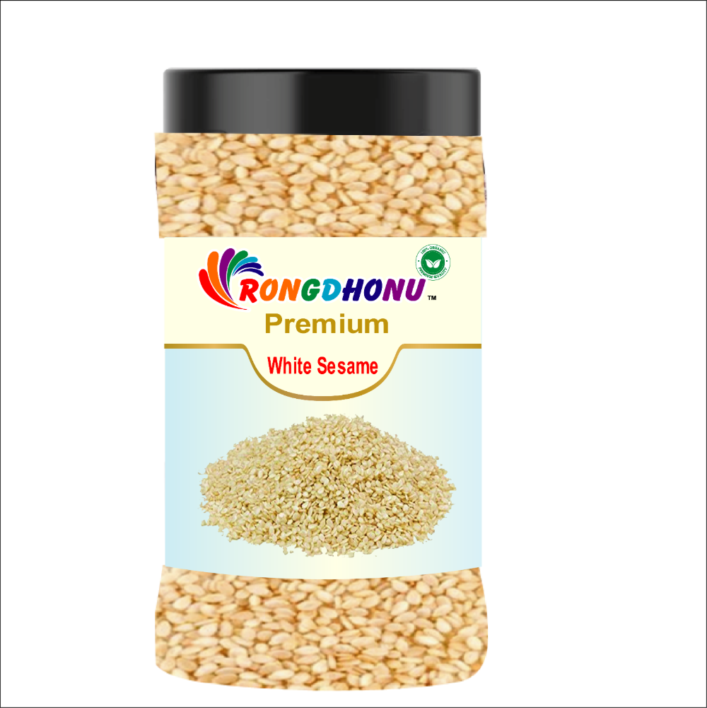 Rongdhonu Premium White Sesame Sada Til -250gm
