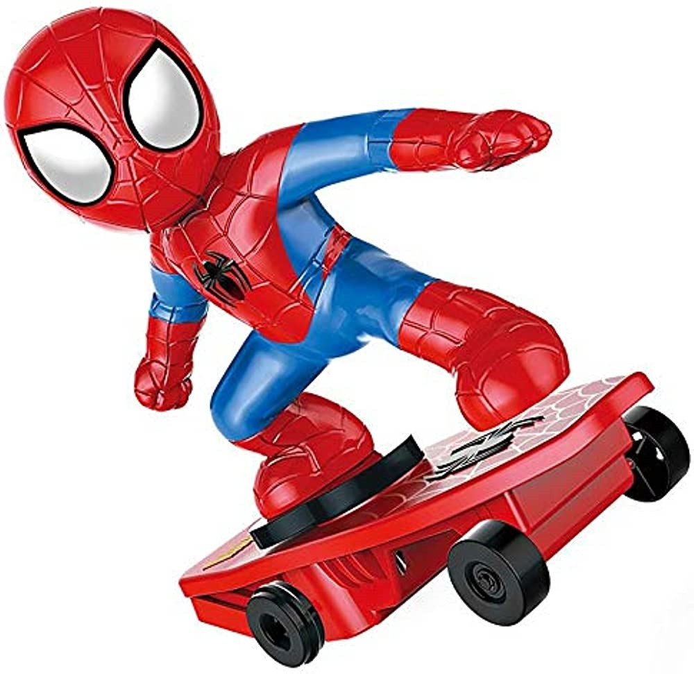 Spider Man Car-Styling Toy Spiderman Stunt Car With Skateboard Product Code: 3535