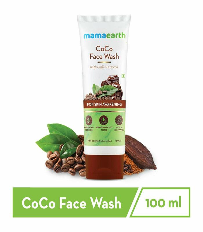 mamaearth CoCo Face Wash with Coffee and Cocoa for Skin Awakening -100ml