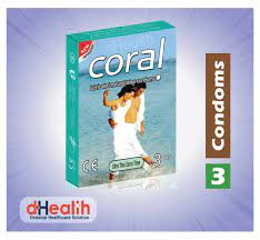 Coral Condom Ultrathin Extra Time 3's Pack