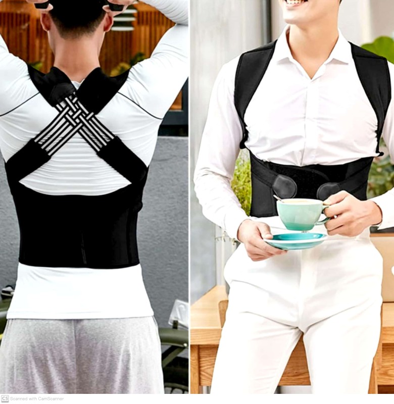 Premium Adjustable Back Posture Corrector Belt for Women Men