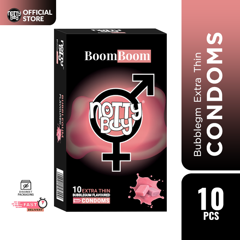 NottyBoy BoomBoom–Bubble Gum Flavour Condoms 10's Pack